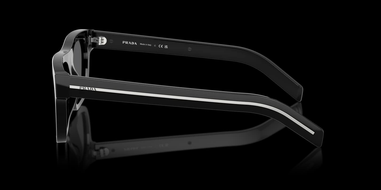 Prada 0PR B12S 16K731 Sunglasses Black 55mm Men 3