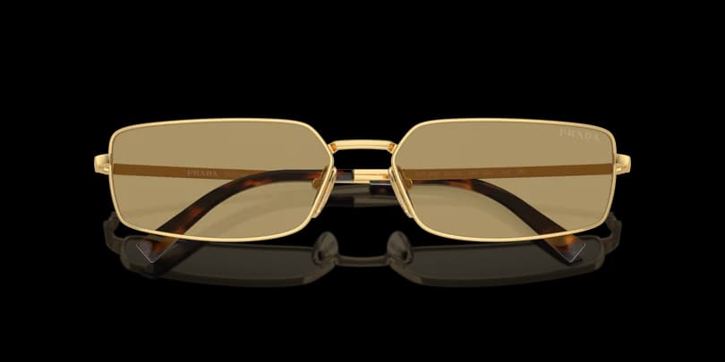 Prada 0PR A60S 5AK70G Sunglasses Gold 59mm Unisex 5