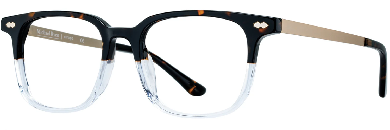 Michael Ryen MR-412 C2 Eyeglasses Tortoise Crystal 49mm Men