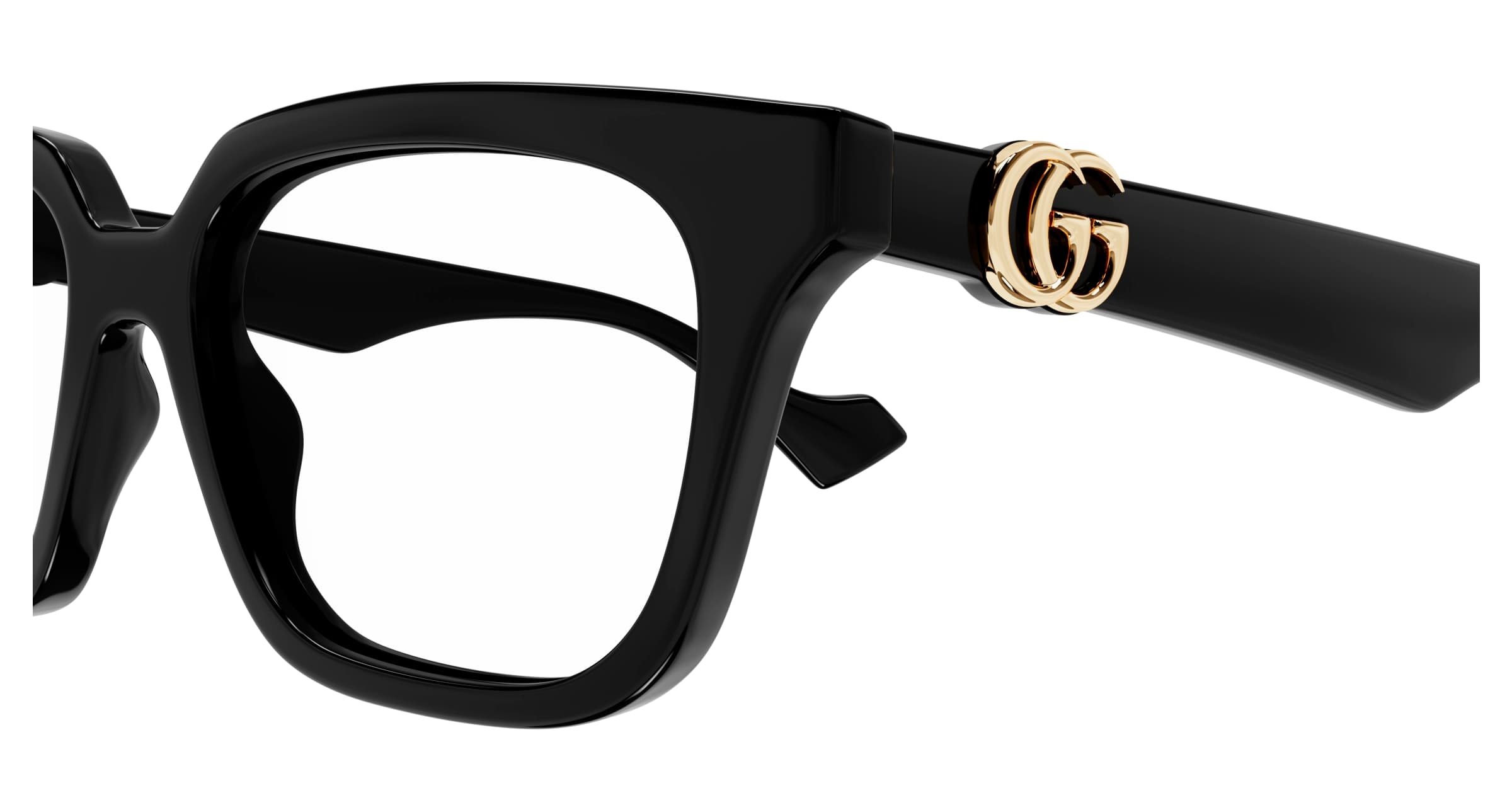Gucci GG1536O 001 Eyeglasses Black 51mm Women 2