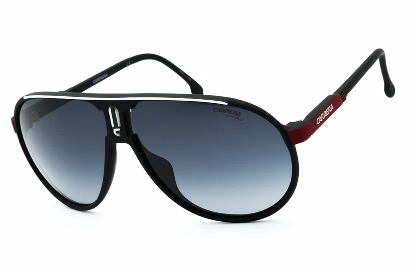 Carrera CHAMPION/N 0OIT Sunglasses Black Red 62mm Unisex