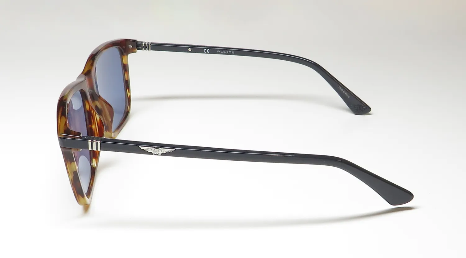 Police Sple05 09n3 Sunglasses Striped Brown 57mm 4