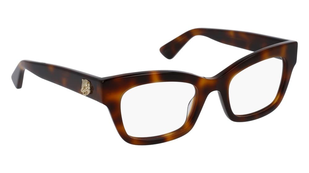 Gucci GG0031O 002 Eyeglasses Brown 48mm Women