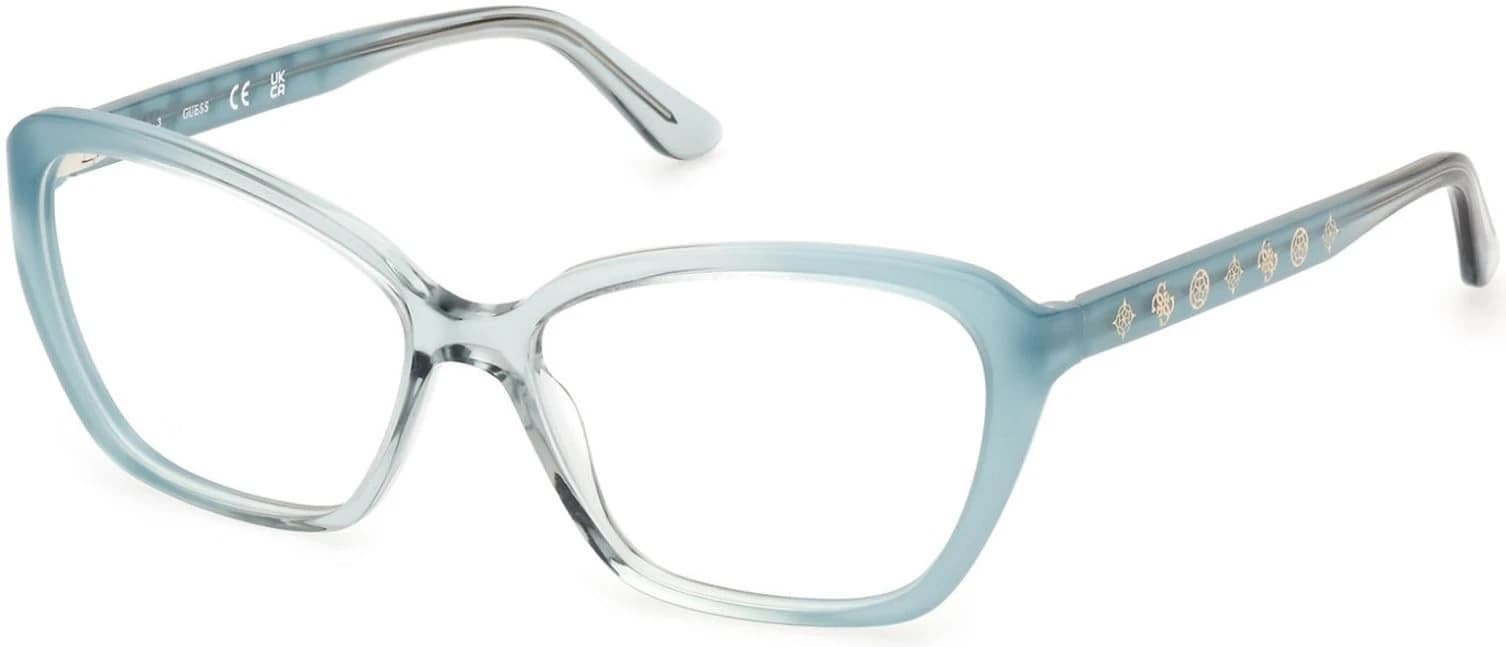 Guess GU50115 089 Eyeglasses Turquoise 54mm Women