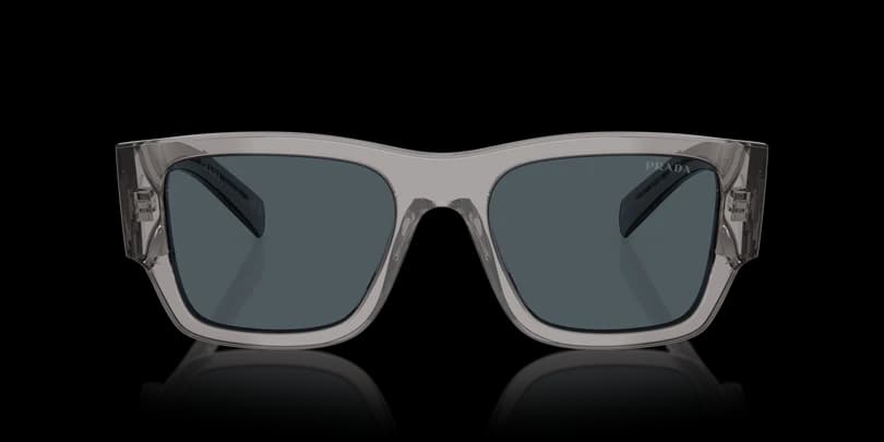 Prada 0PR 10ZS 16Z70B Sunglasses Transparent Asphalt 54mm Men 2