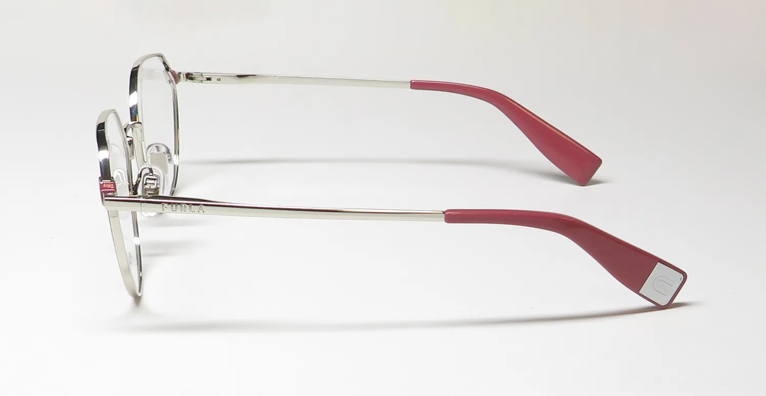 Furla Vfu502 0s87 Eyeglasses Burgundy 52mm 4