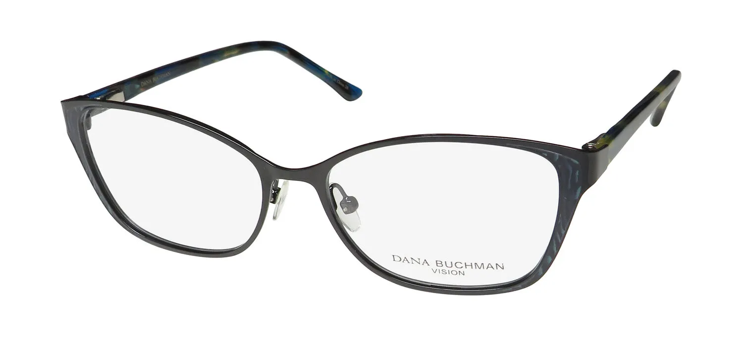 Dana Buchman Sue Ellen te Eyeglasses Teal 52mm