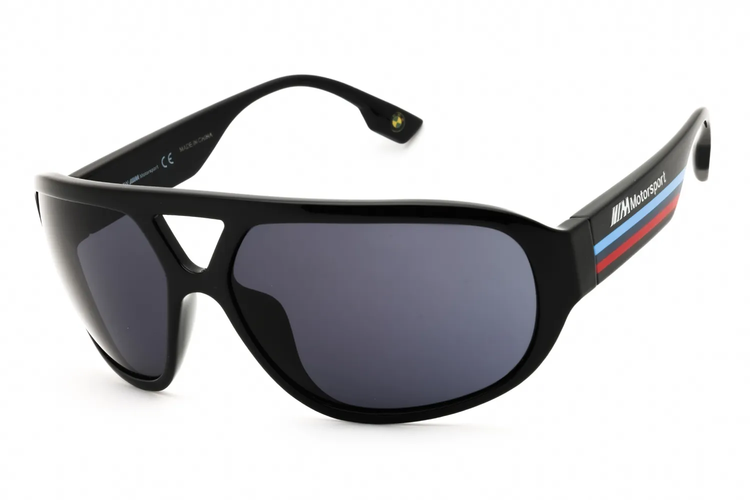 BMW BS0009 01A Sunglasses Shiny Black 64mm Men