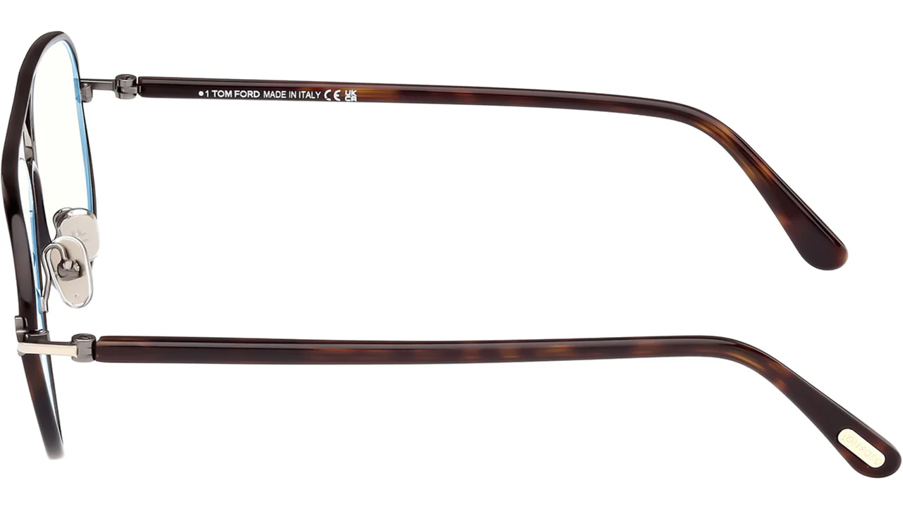 Tom Ford FT5897B 052 Eyeglasses Dark Havana 57mm Women 3