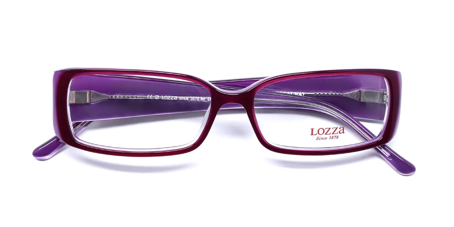 Lozza Vl1854 Broadway 0923 Eyeglasses Purple 51mm 2
