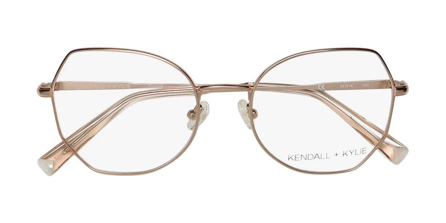 Kendall + Kylie Kko145 Joanna 780 Eyeglasses Rose Gold 52mm 2