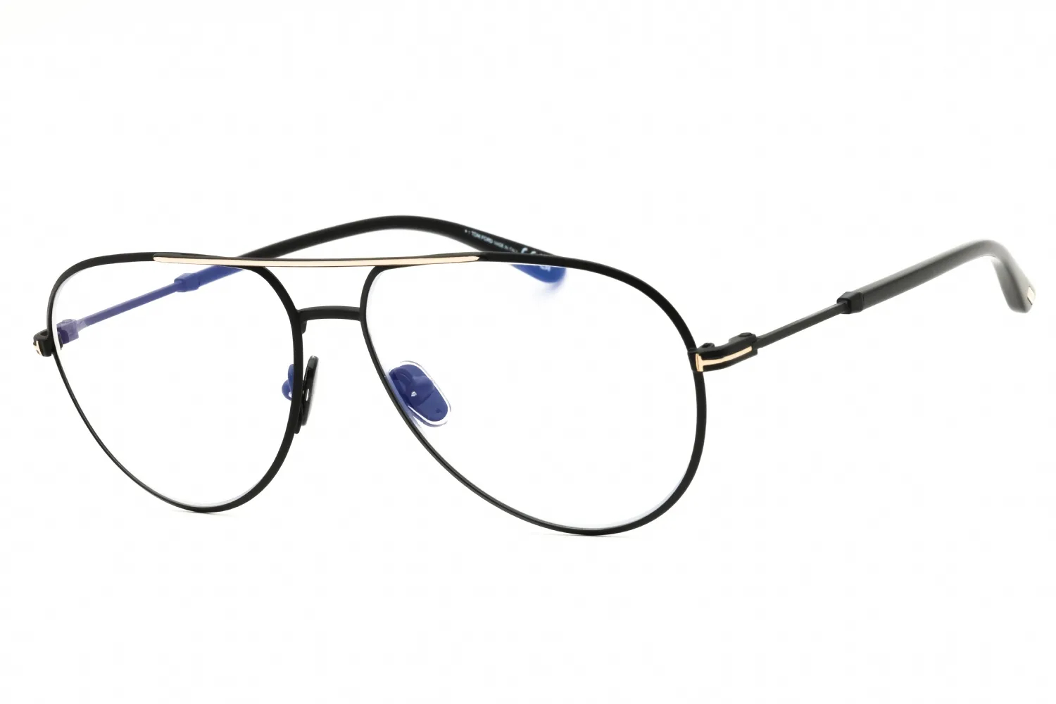 Tom Ford FT5829-B 001 Eyeglasses Shiny Black 57mm Men
