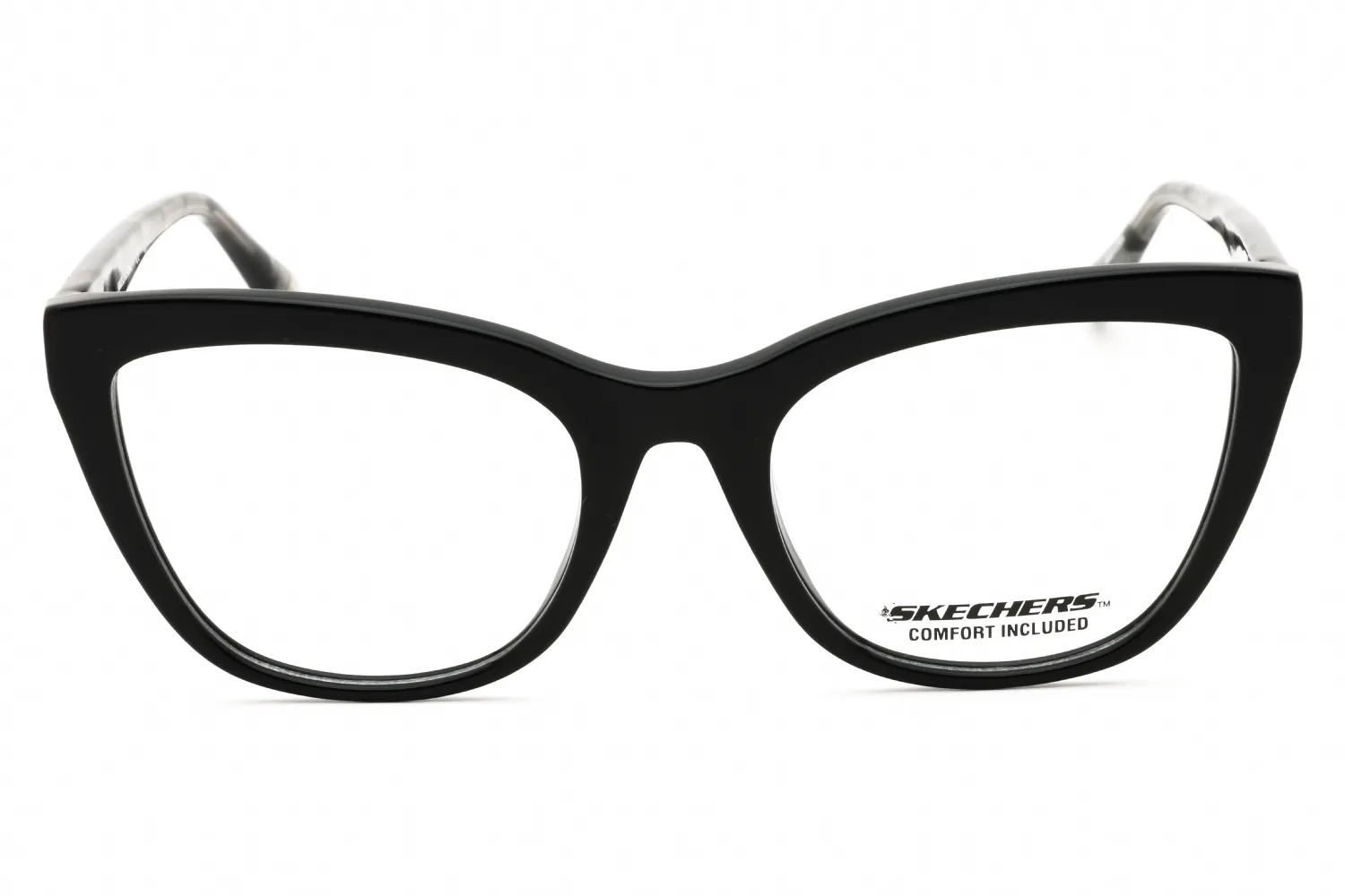 Skechers SE50035 001 Eyeglasses Shiny Black 51mm Women 2