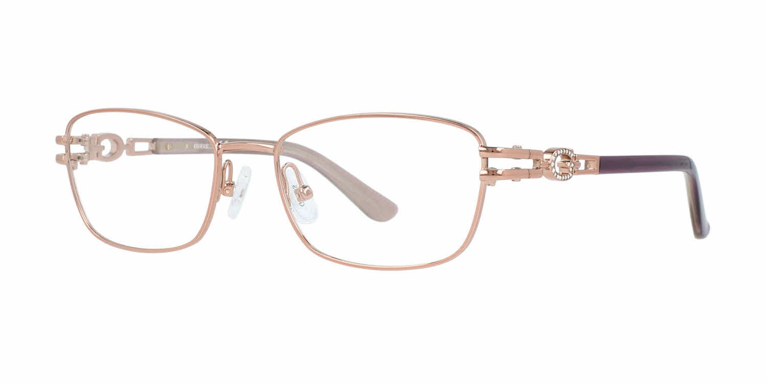Guess GU2687 028 Eyeglasses Rose Gold 53mm Women
