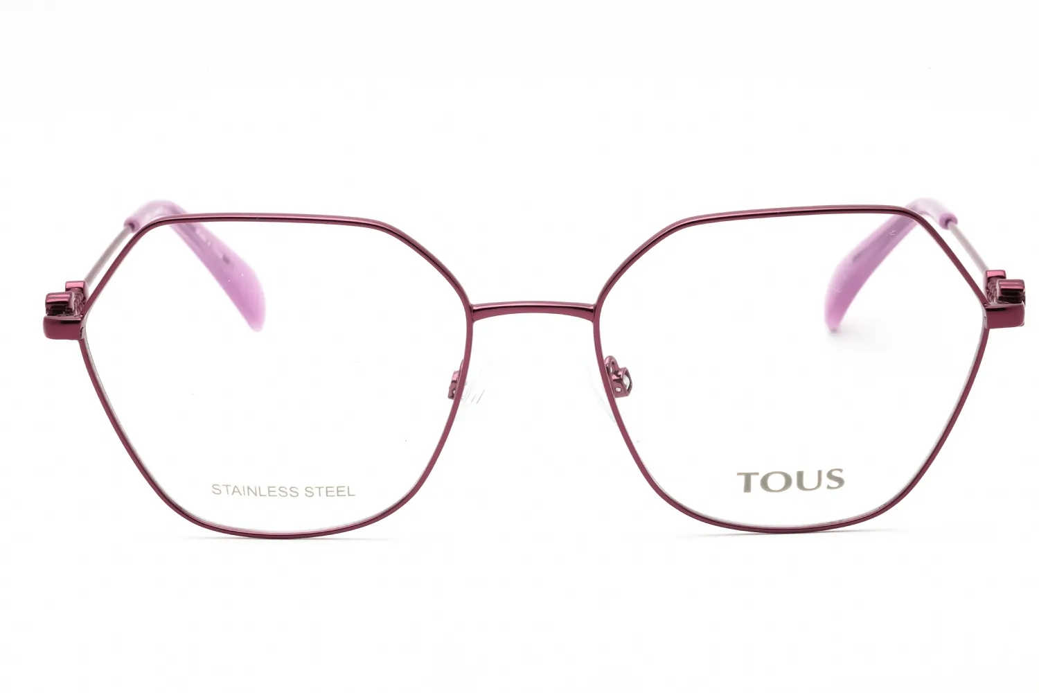 Tous VTO432 08E6 Eyeglasses Shiny Crimson Red Women 2