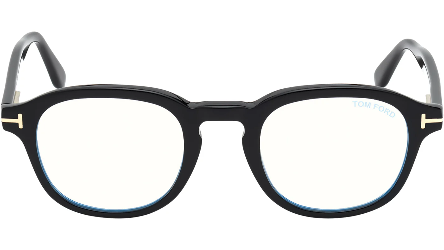 Tom Ford FT5698-F-B 001 Eyeglasses Black 50mm Unisex 2