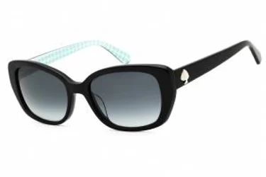 Kate Spade KENZIE/G/S 07ZJ 9O Sunglasses Black Green 53mm