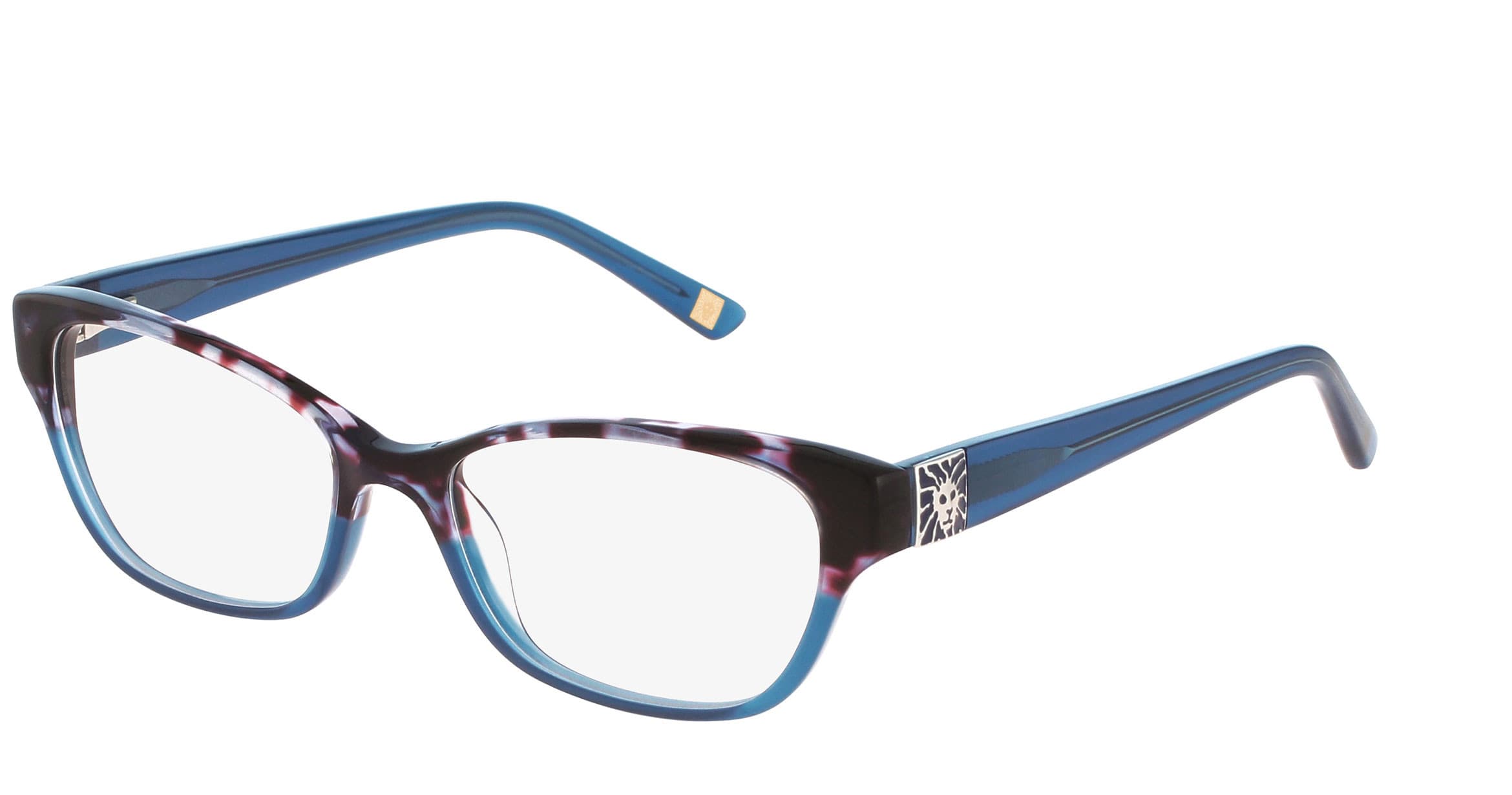 Anne Klein AK5036 455 Eyeglasses Blue Tortoise Fade 52mm Women