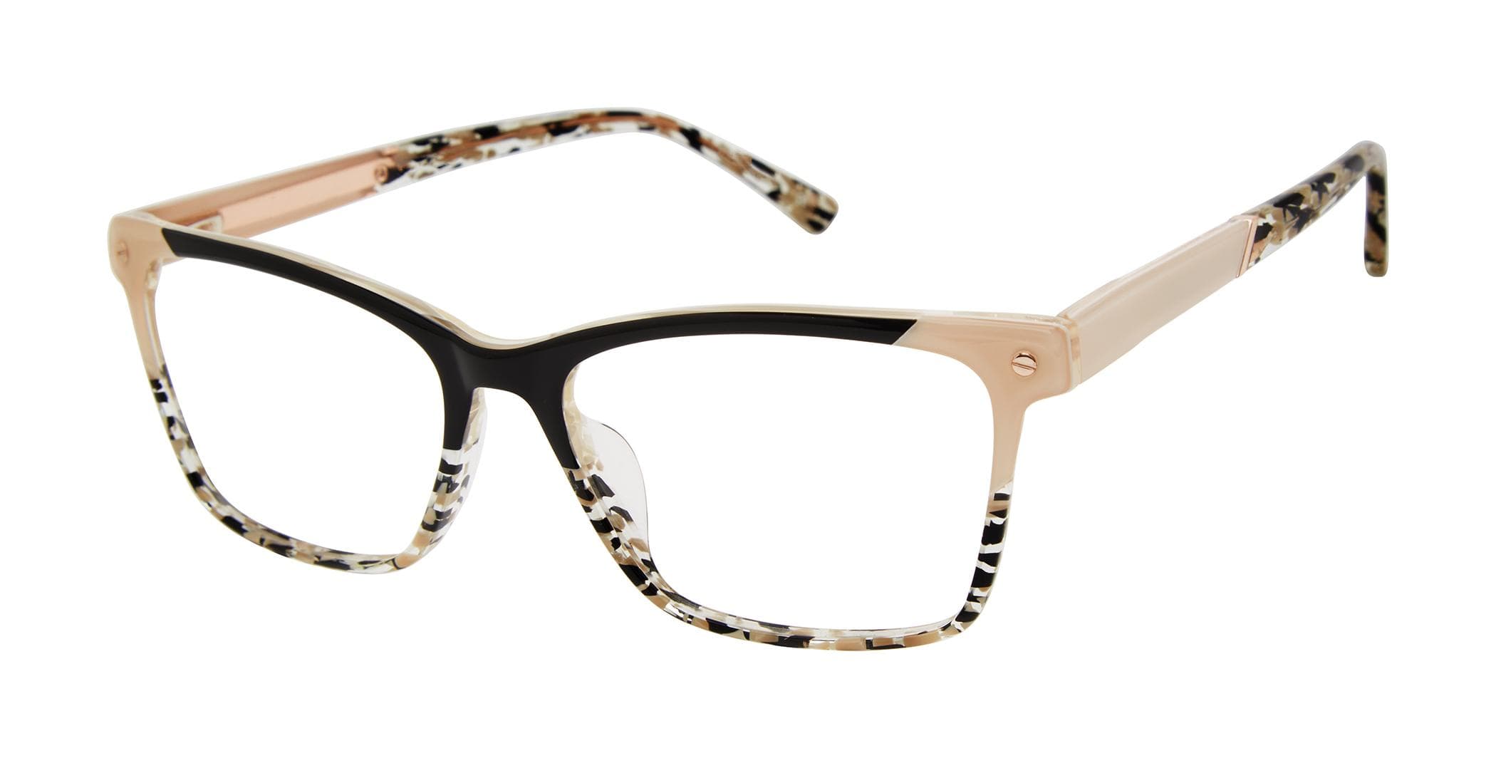 L.A.M.B. LAUF117 BLK Eyeglasses Black 57mm Women
