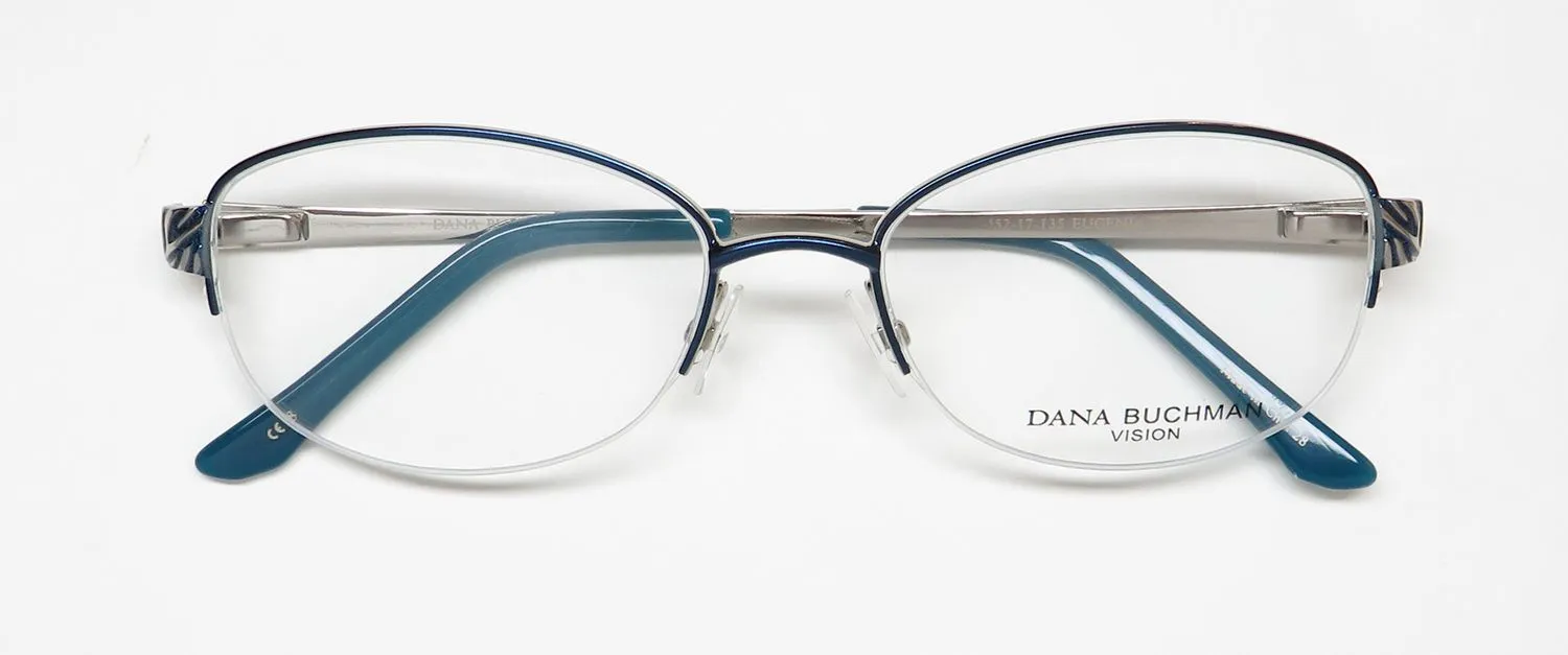 Dana Buchman Eugenia te Eyeglasses Teal 52mm 2