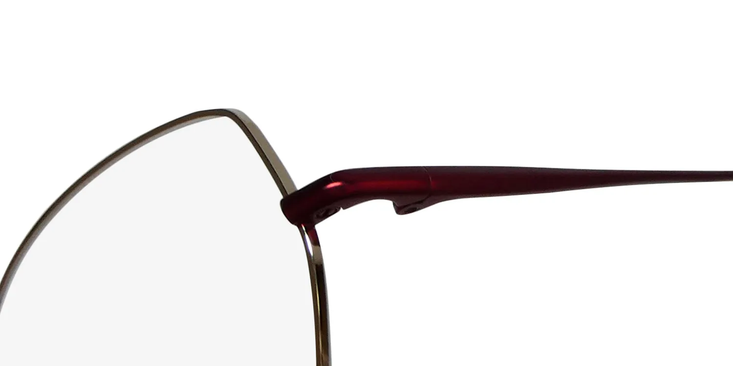 Morel Red Serena 90017c dr10 Eyeglasses Silver 49mm 6