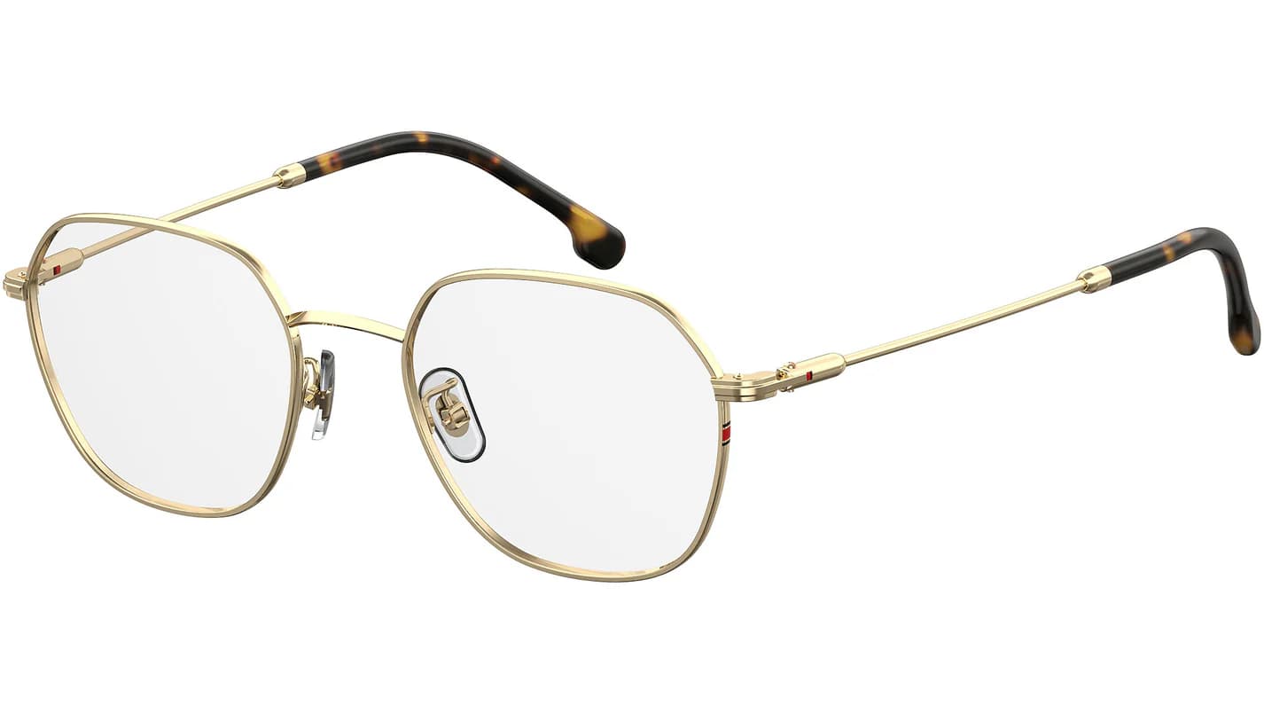 Carrera 180/F J5G 180/F Asian Fit Eyeglasses Gold 50mm Men