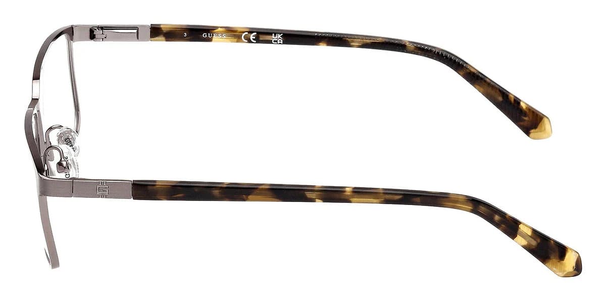 Guess GU50244 009 Eyeglasses Matte Gunmetal 55mm Men 3
