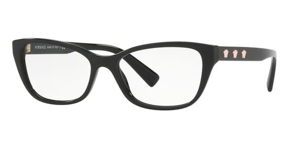 Versace MOD.3249 GB1 Eyeglasses Black 54mm Women