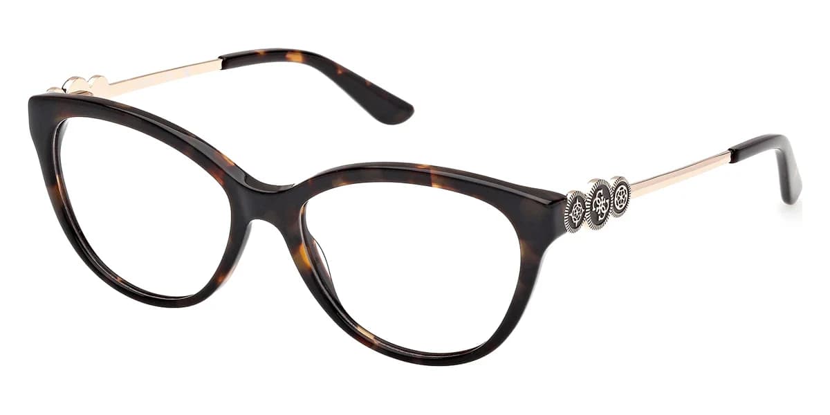 Guess GU50230 052 Eyeglasses Dark Havana 55mm Women