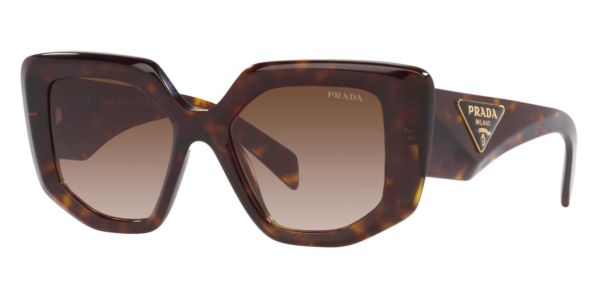 Prada SPR14Z 2AU6S1 Sunglasses Brown 50mm Women