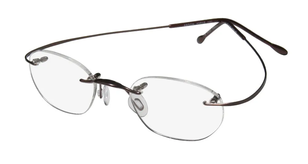 Elite Eyewear 257 abron Eyeglasses Brown 43mm Unisex 8