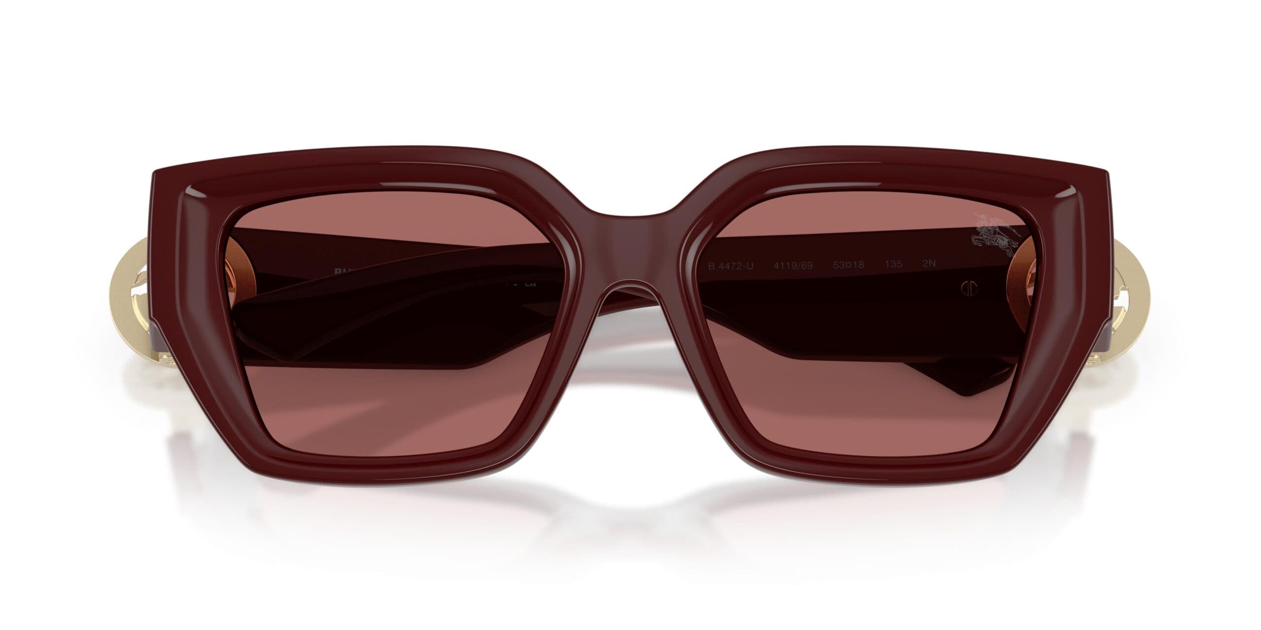 Burberry BE4472U 411969 Sunglasses Bordeaux 53mm Women 5