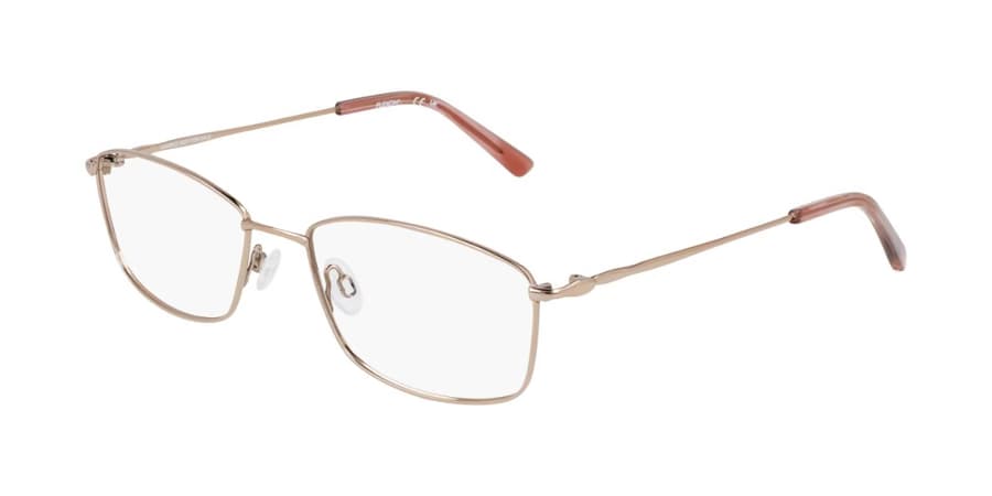Flexon W3040 770 Eyeglasses Shiny Rose Gold 56mm Unisex