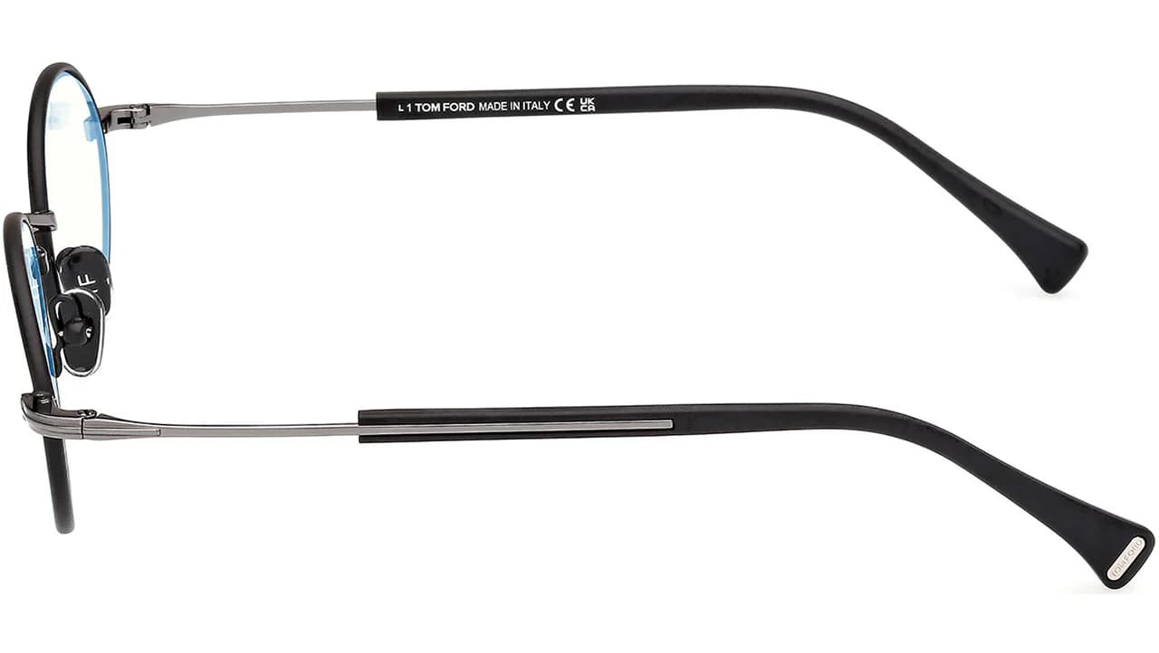 Tom Ford FT5973B 020 Eyeglasses Grey 49mm Men 4