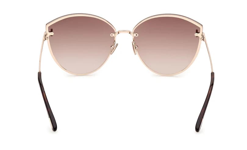 Tom Ford FT1106 28G Sunglasses Shiny Gold 63mm Women 4