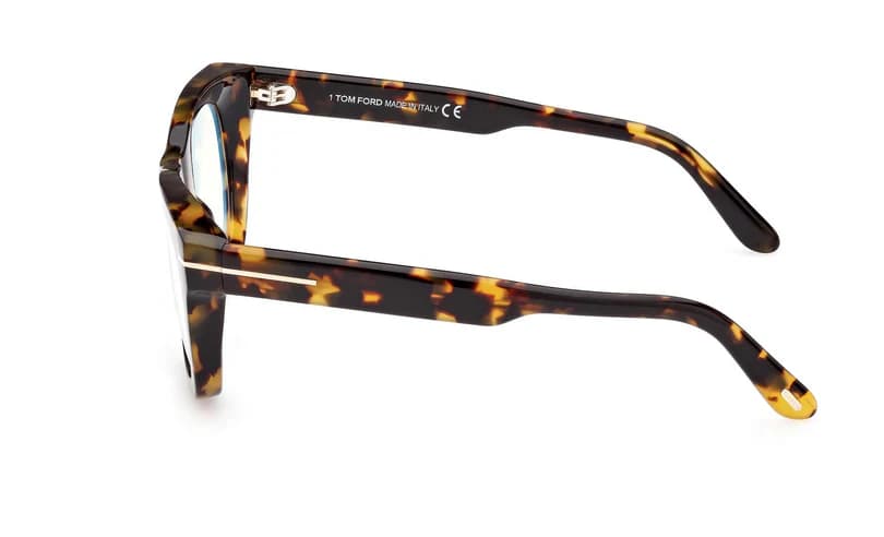 Tom Ford FT5872B 055 Eyeglasses Coloured Havana 48mm Men 3