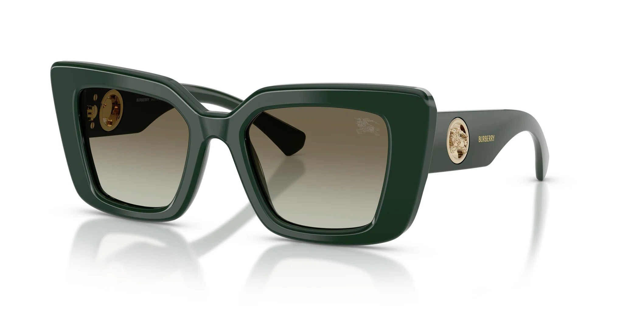Burberry 0BE4476 42038E Sunglasses Green 51mm Women
