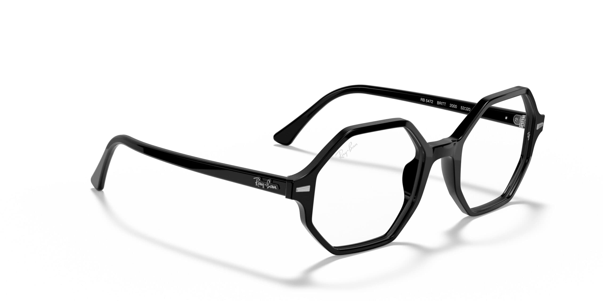 Ray-Ban RB5472 Britt 2000 Eyeglasses Black 52mm Women 5