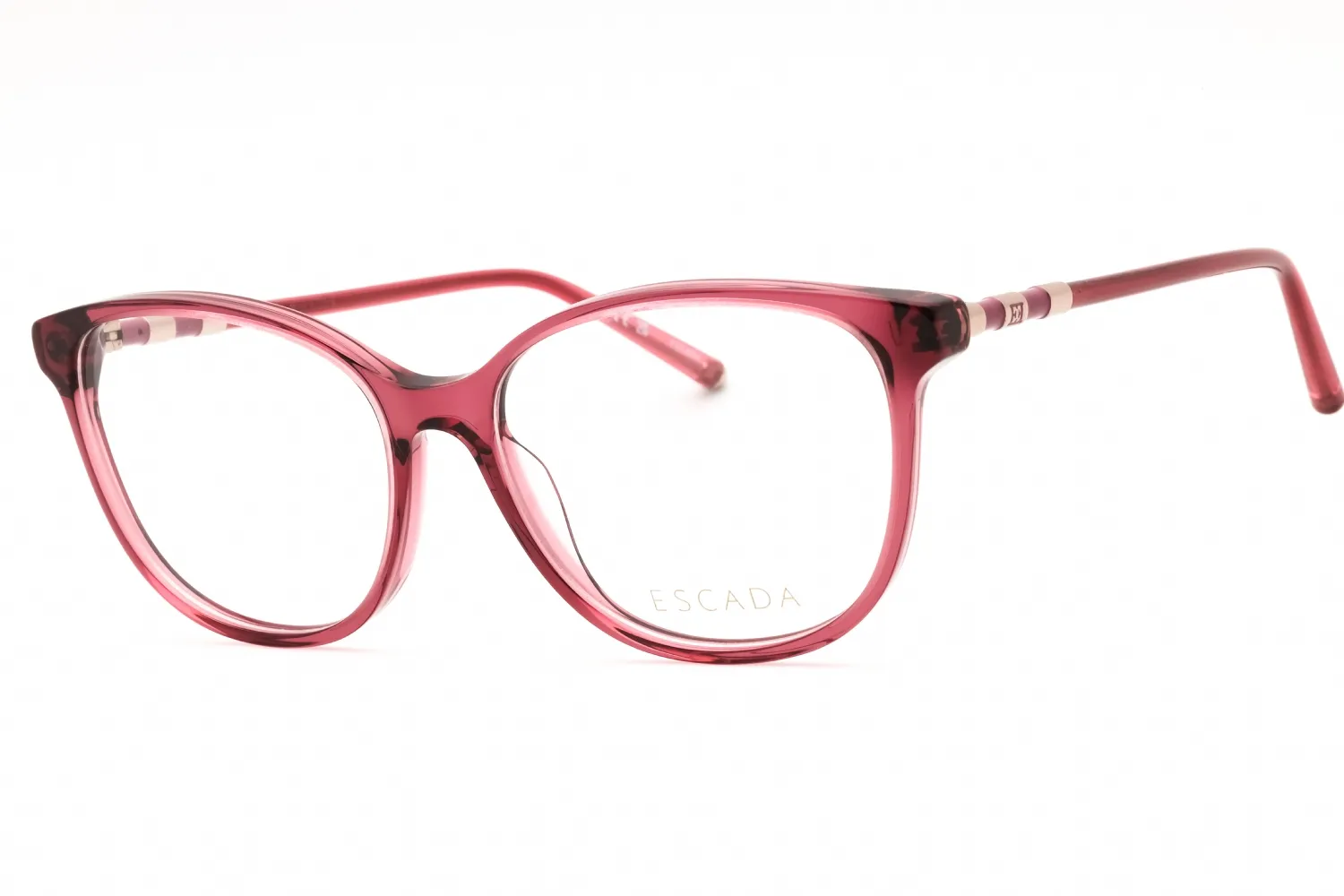 Escada VESD58 01CK Eyeglasses Shiny Burgundy 53mm Women