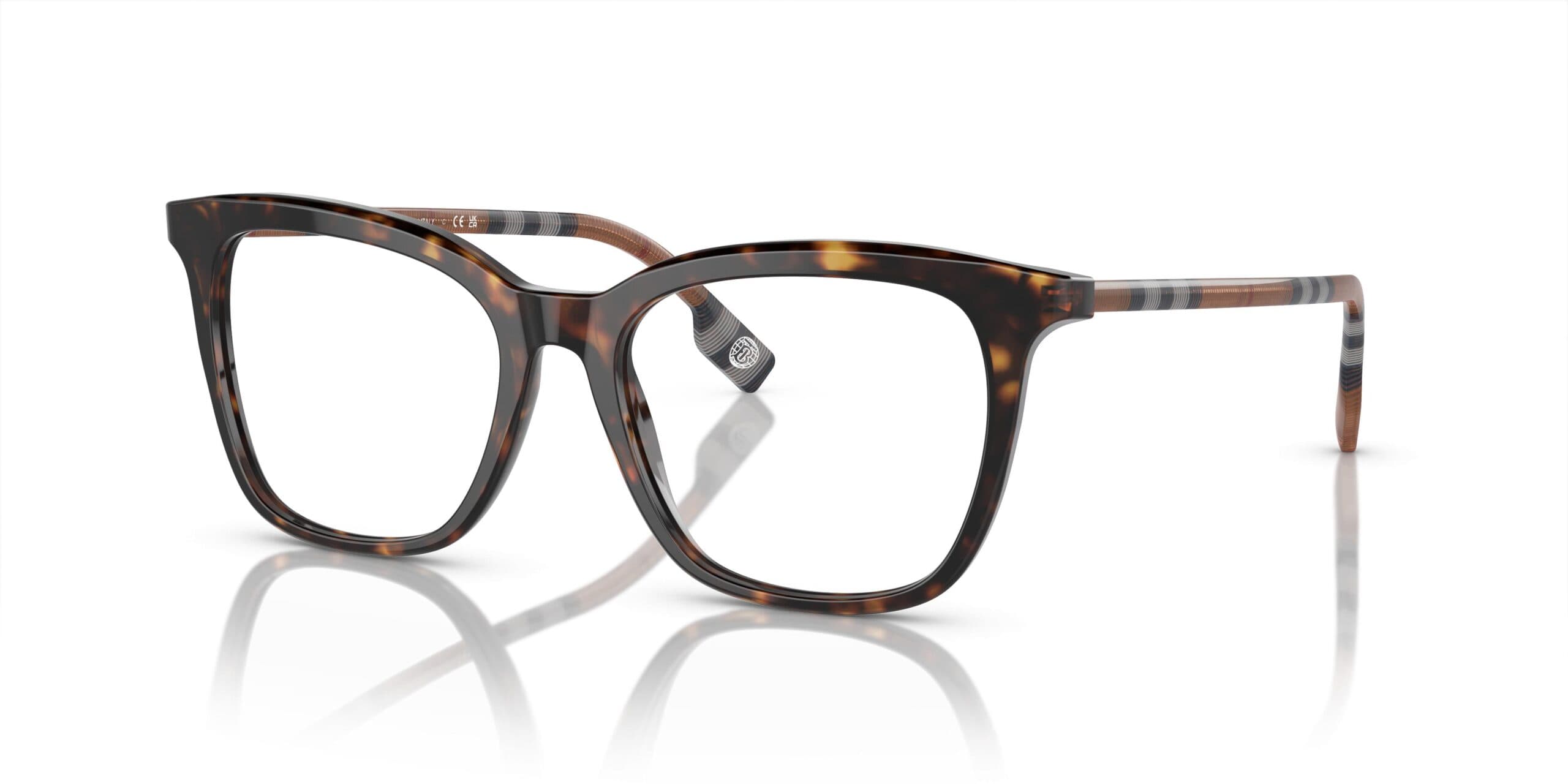 Burberry 0BE2390 4017 Eyeglasses Dark Tortoise 52mm Women