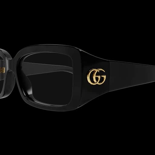 Gucci GG1406O 001 Eyeglasses Black 53mm Women 2