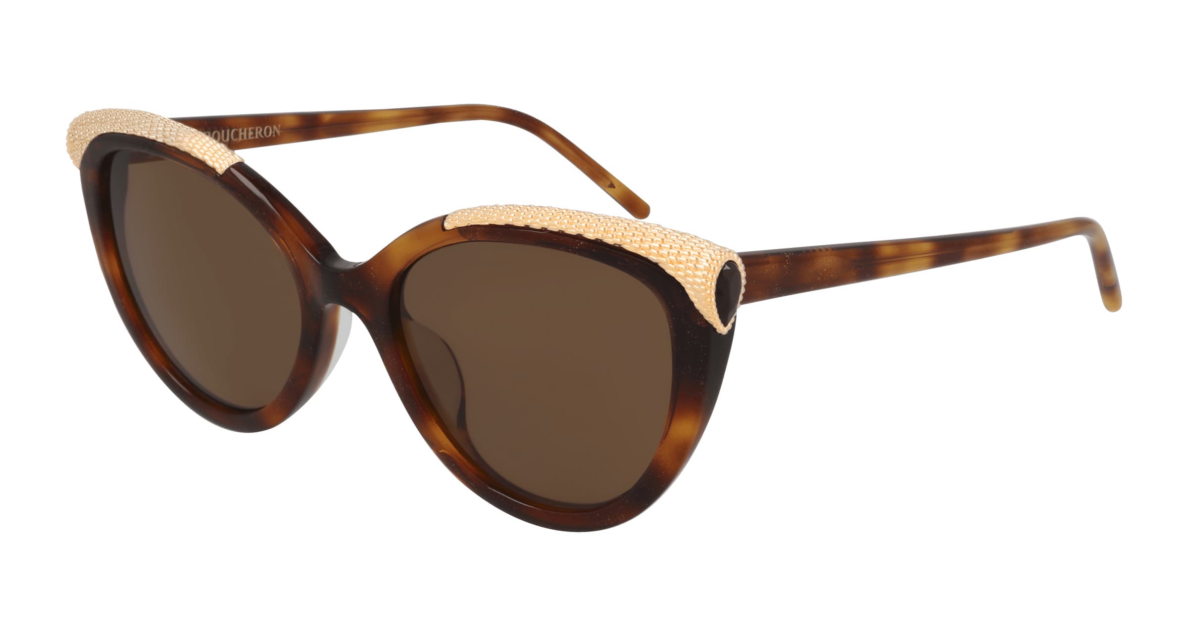 Boucheron BC0116S 003 Sunglasses Havana 53mm Women