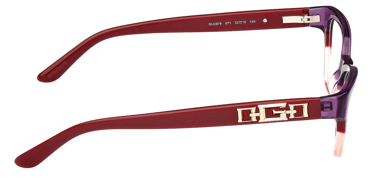 Guess GU2979 071 Eyeglasses Bordeaux 54mm Women 5