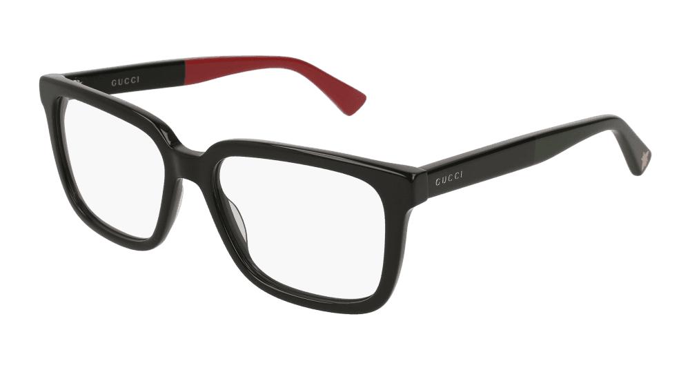 Gucci GG0160O 007 Eyeglasses Black 55mm Unisex