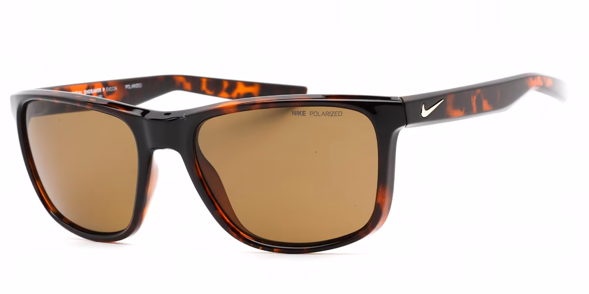 Nike ESSENTIAL ENDEAVOR P MI EV1124 220 Sunglasses Tortoise 57mm Unisex