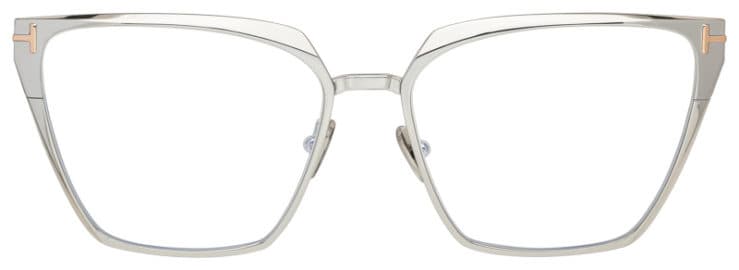 Tom Ford TF5945B 016 Eyeglasses Silver 56mm Women 2