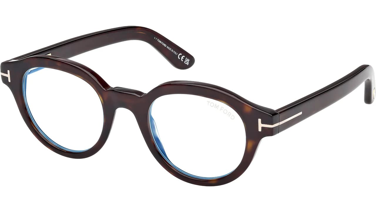 Tom Ford FT6037B 052 Eyeglasses Dark Havana 49mm Men