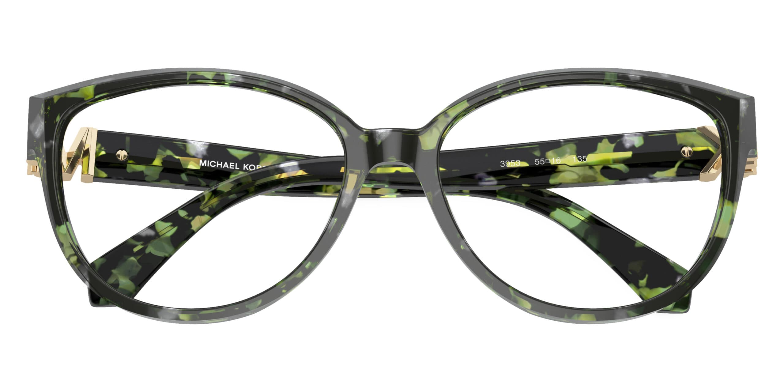 Michael Kors MK4114 Punta Mita 3953 Eyeglasses Green Tortoise 55mm Women 5