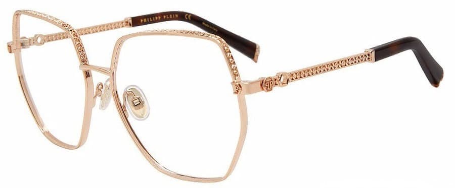 Philipp Plein VPP054S 08FC Eyeglasses Shiny Copper Gold 57mm Women