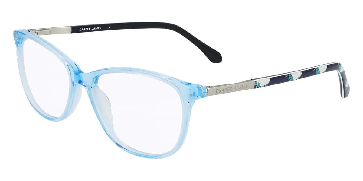 Draper James DJ5027 416 Eyeglasses Blue Crystal 56mm Women